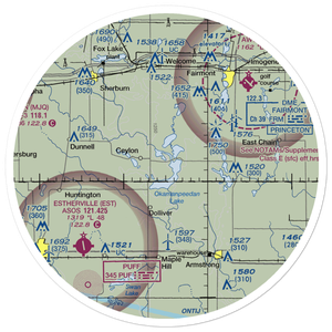 Rosenberg Airport (MY80) VFR Sectional Sticker (30 mile)
