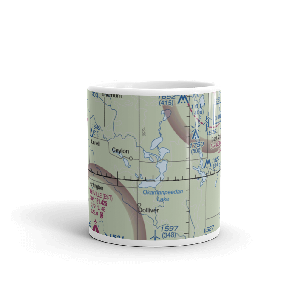 Rosenberg Airport (MY80) VFR Sectional  Mug 