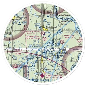 Sunrise Airport (MY78) VFR Sectional Sticker (30 mile)