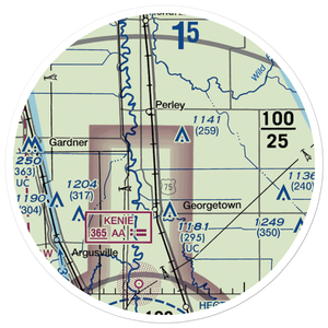 Mueller Airport (MY71) VFR Sectional Sticker (20 mile)