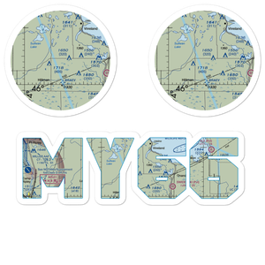 North Star Ranch Airport (MY66) VFR Sectional Sticker Pack