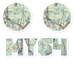 Schjeldrup Airport (MY64) VFR Sectional Sticker Pack