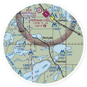 Hagen Airport (MY60) VFR Sectional Sticker (20 mile)