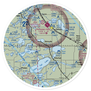 Hagen Airport (MY60) VFR Sectional Sticker (30 mile)