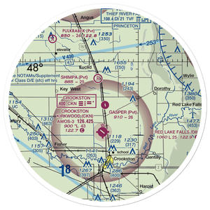 Gasper Airport (MY59) VFR Sectional Sticker (30 mile)