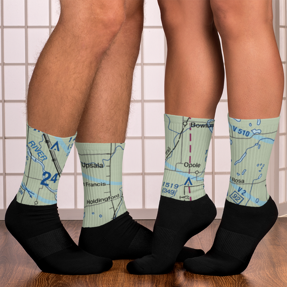 Fedor Airport (MY57) VFR Sectional Socks 