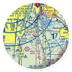 Turkey Track Airport (MY52) VFR Sectional Sticker (20 mile)