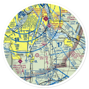 Turkey Track Airport (MY52) VFR Sectional Sticker (30 mile)