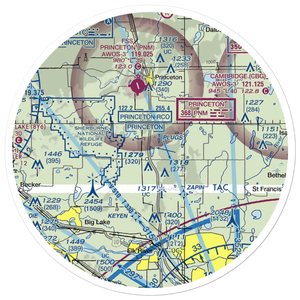 Lake Fremont Seaplane Base (MY48) VFR Sectional Sticker (30 mile)