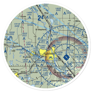 Guggenberger Airport (MY47) VFR Sectional Sticker (30 mile)