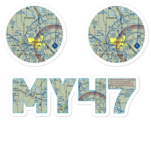 Guggenberger Airport (MY47) VFR Sectional Sticker Pack