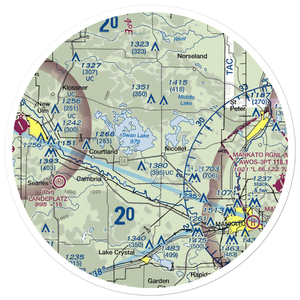 Hay Shakers Airport (MY46) VFR Sectional Sticker (30 mile)