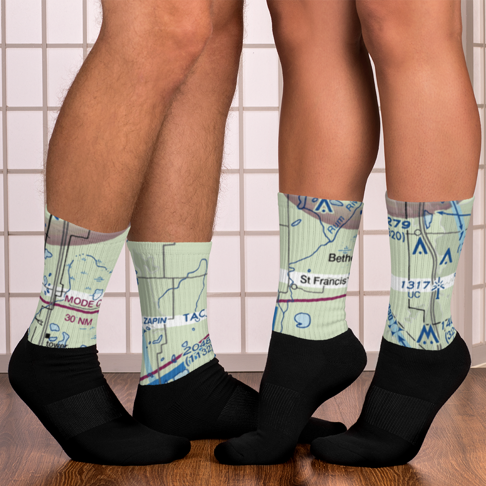 Becker Personal Airport (MY43) VFR Sectional Socks 