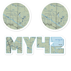 Mathis Airport (MY42) VFR Sectional Sticker Pack