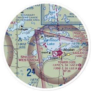 Irons Point Seaplane Base (MY38) VFR Sectional Sticker (20 mile)