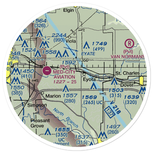 Thomas Field (MY37) VFR Sectional Sticker (20 mile)