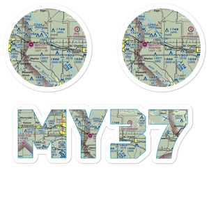 Thomas Field (MY37) VFR Sectional Sticker Pack