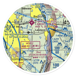 Walker Field (MY35) VFR Sectional Sticker (20 mile)