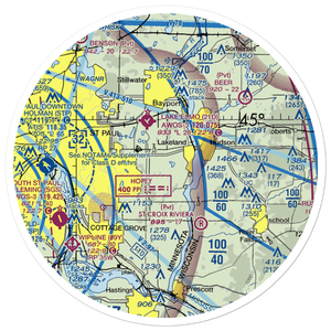 Walker Field (MY35) VFR Sectional Sticker (30 mile)