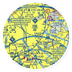 Rosacker's Nr 1 Seaplane Base (MY33) VFR Sectional Sticker (20 mile)