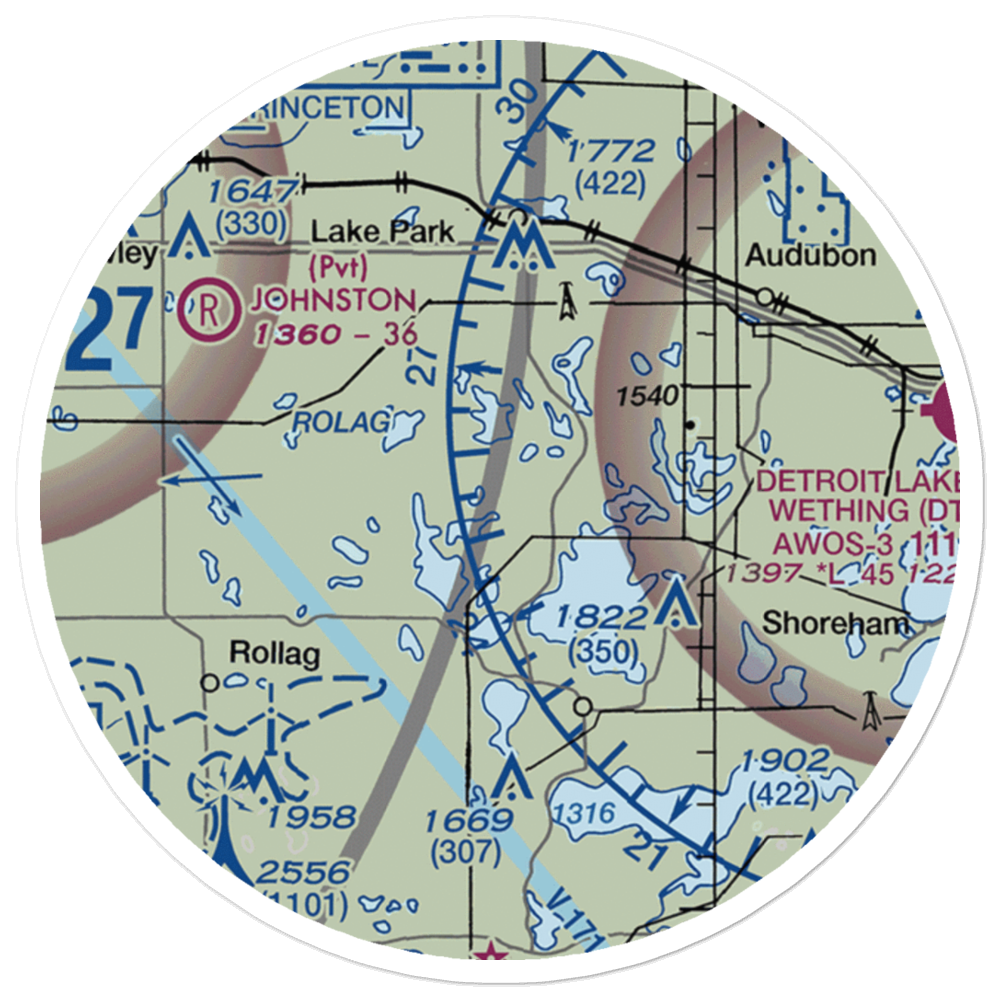 Kaiser's Airstrip (MY29) VFR Sectional Sticker (20 mile) 
