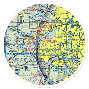 Andings Landing Seaplane Base (MY23) VFR Sectional Sticker (30 mile)
