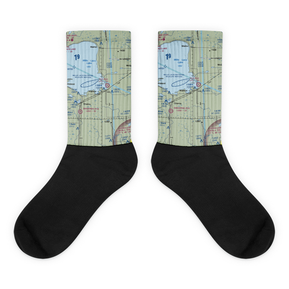 Hazelglade Resort Seaplane Base (MY22) VFR Sectional Socks 