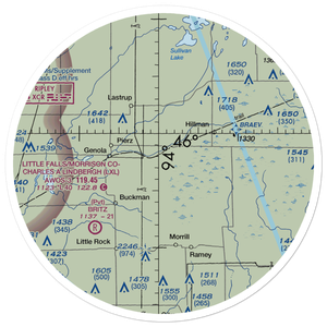 Kastanek Airport (MY15) VFR Sectional Sticker (30 mile)