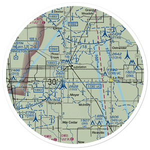 Gilgenbach's Airport (MY11) VFR Sectional Sticker (30 mile)