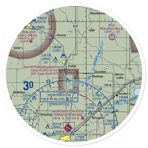 Ramerth Airport (MY06) VFR Sectional Sticker (30 mile)