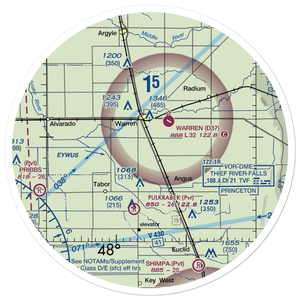 Roan Airport (MY01) VFR Sectional Sticker (30 mile)