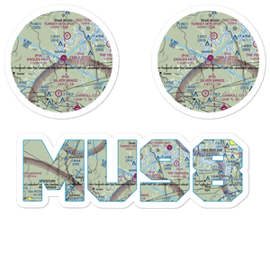 Eagles Nest Airport (MU98) VFR Sectional Sticker Pack