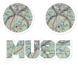 Taus River Ranch Airport (MU86) VFR Sectional Sticker Pack