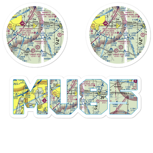 Thomas Airport (MU85) VFR Sectional Sticker Pack