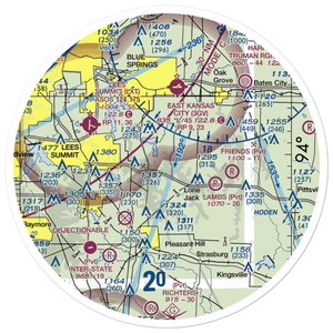 Michael Farm Airport (MU84) VFR Sectional Sticker (30 mile)
