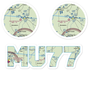 Aero Britton Airport (MU77) VFR Sectional Sticker Pack