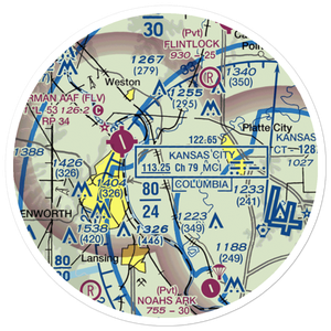 Vandahl Airport (MU71) VFR Sectional Sticker (20 mile)