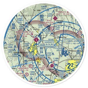 Vandahl Airport (MU71) VFR Sectional Sticker (30 mile)