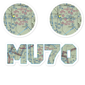 Skyview Airport (MU70) VFR Sectional Sticker Pack