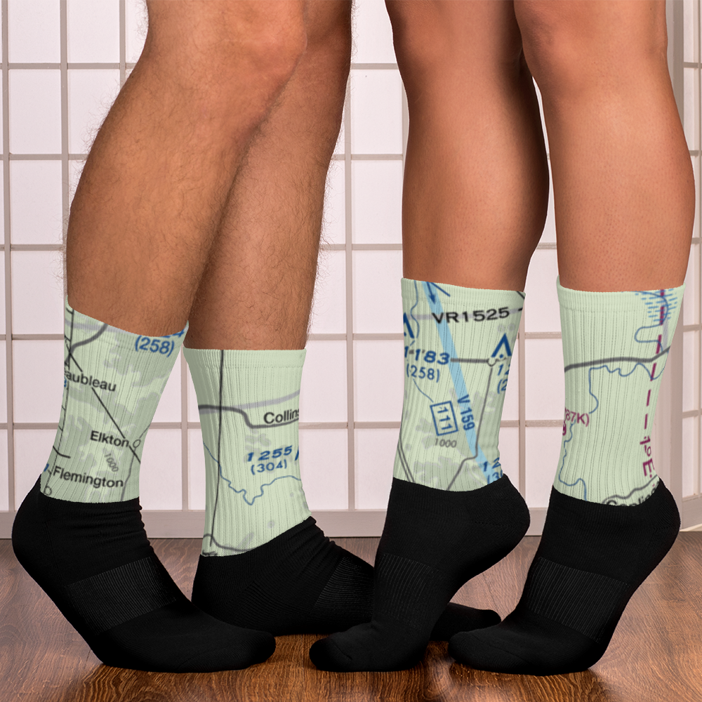 Peterman Airport (MU69) VFR Sectional Socks 