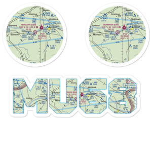 Eu-Wish Airport (MU68) VFR Sectional Sticker Pack