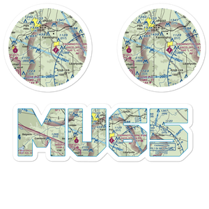 Lakeside Airport (MU65) VFR Sectional Sticker Pack