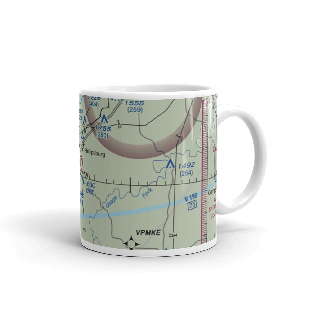 Flib Field (MU57) VFR Sectional  Mug 