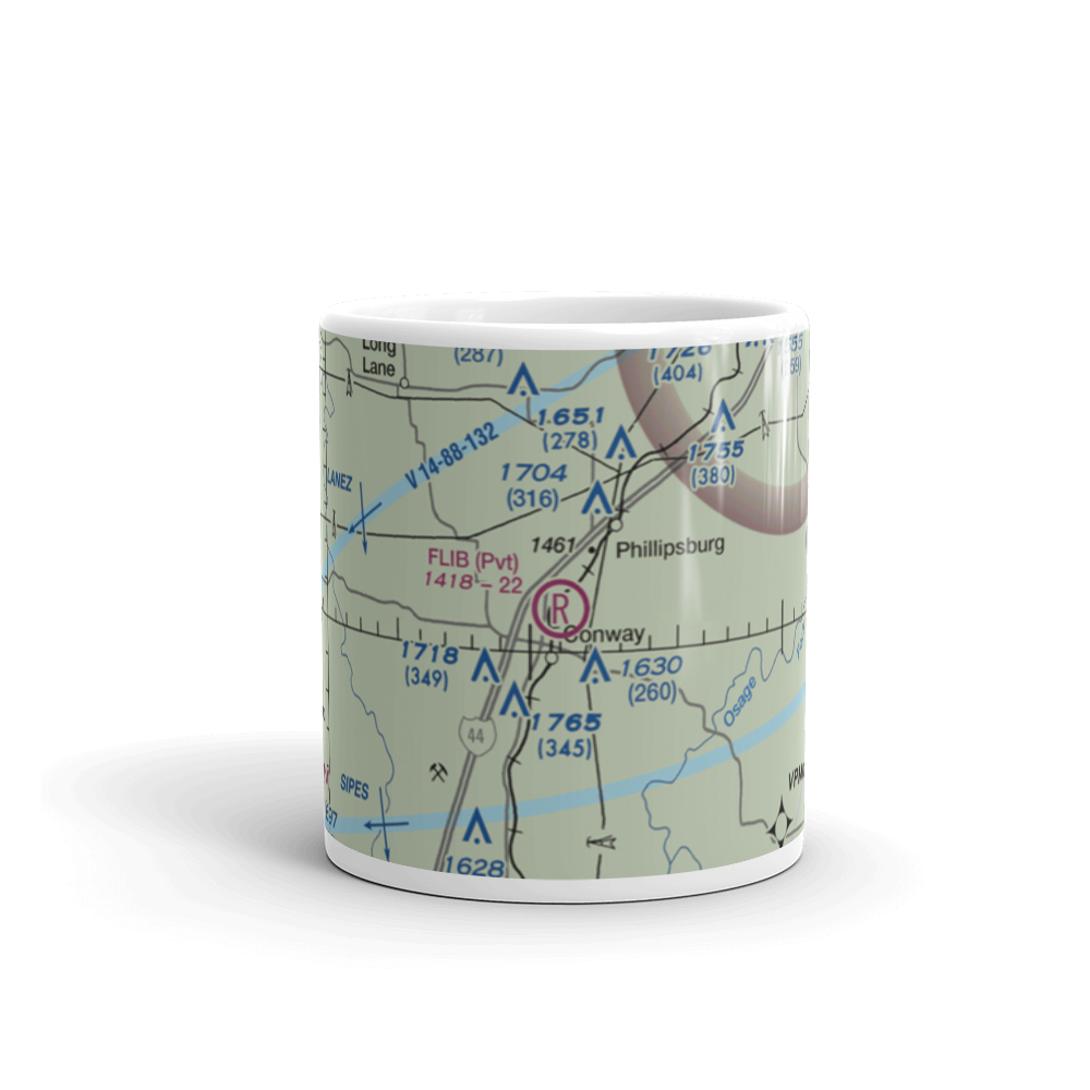 Flib Field (MU57) VFR Sectional  Mug 