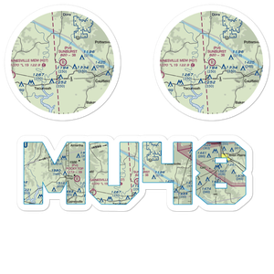Sunburst Ranch Airport (MU48) VFR Sectional Sticker Pack