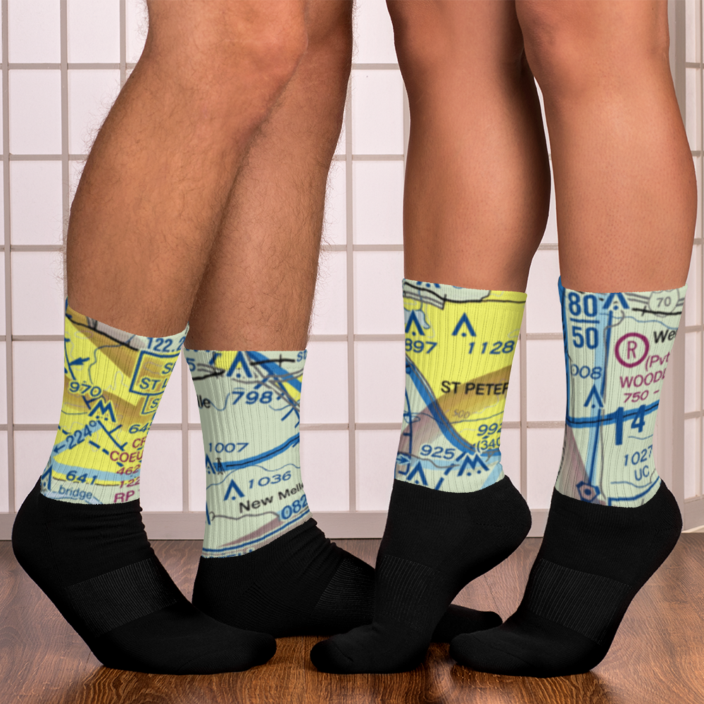 Strutman Field (MU42) VFR Sectional Socks 