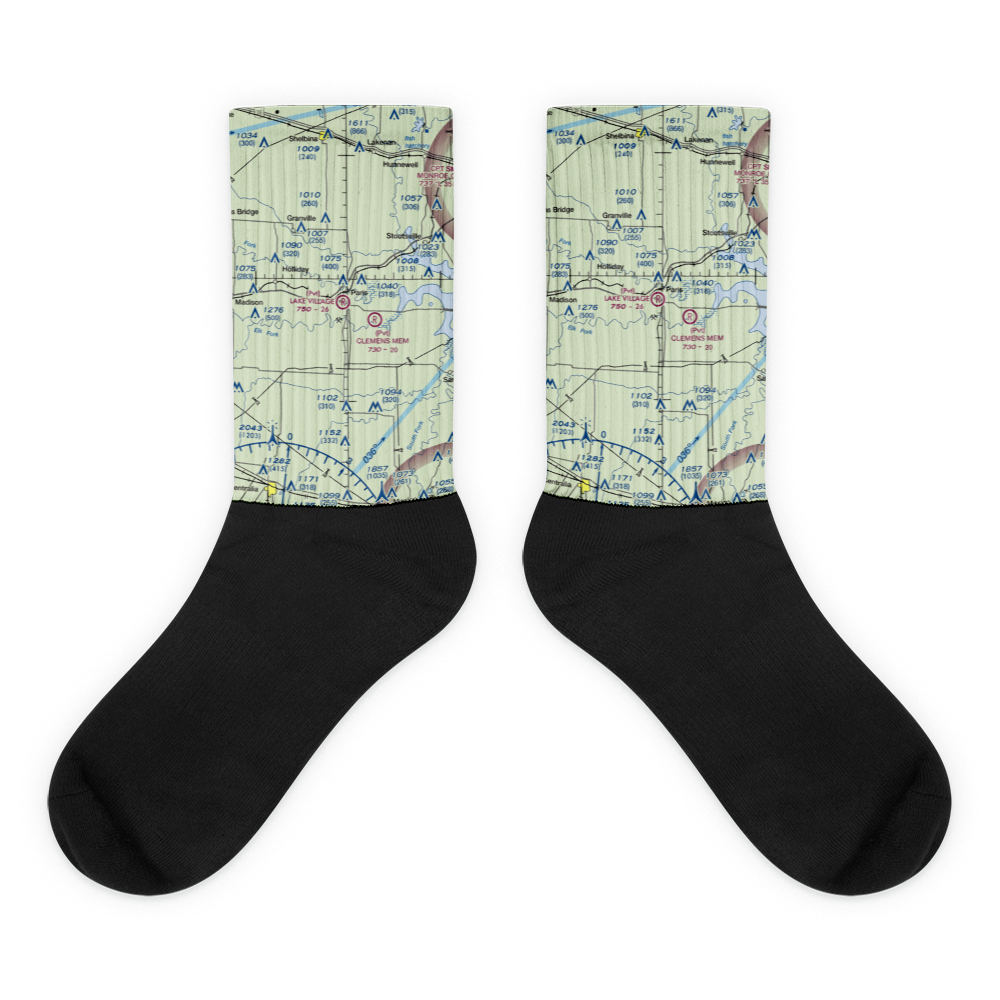 Lake Village Airport (MU40) VFR Sectional Socks 