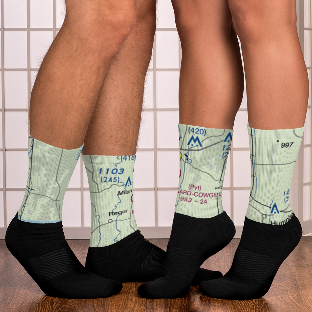 Bogard-Cowgill Airport (MU38) VFR Sectional Socks 
