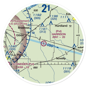 Harrison Airport (MU33) VFR Sectional Sticker (20 mile)