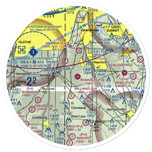 Robinson Airport (MU26) VFR Sectional Sticker (30 mile)